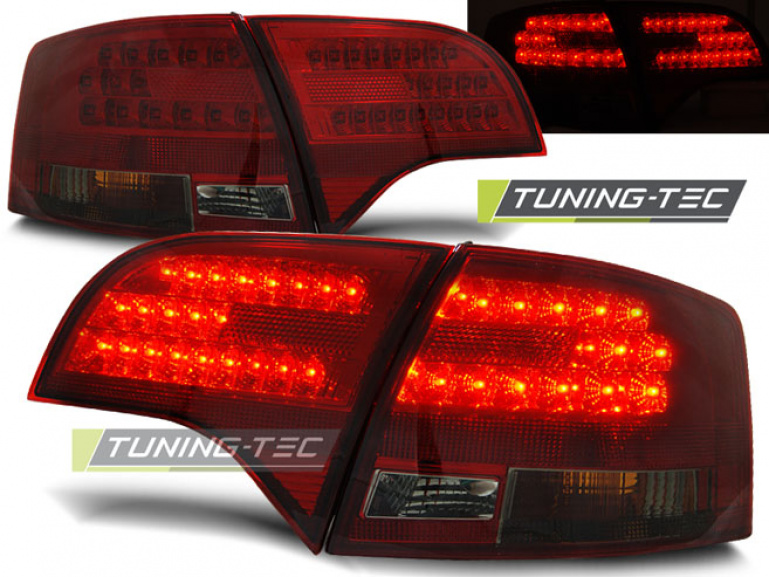 LED Upgrade Design Rückleuchten für Audi A4 B7 (8E) Avant 04-08 rot/rauch